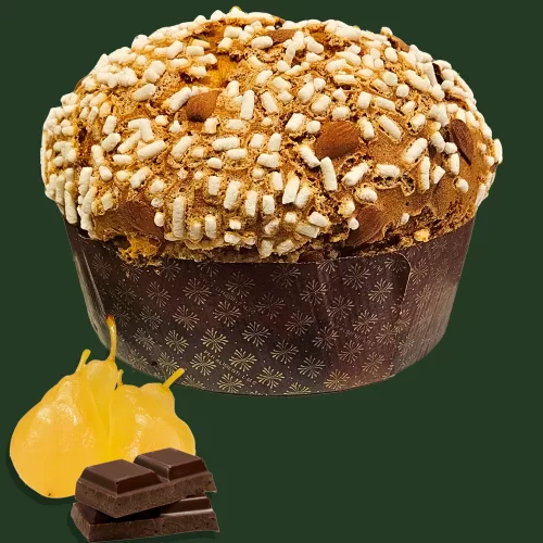 Panettone artigianale pera e cioccolato
