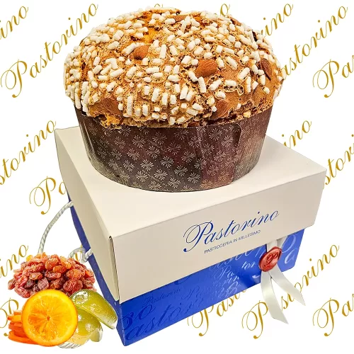 Panettone classico artigianale uvetta e canditi - scatola