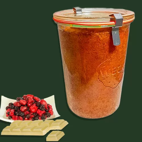 Panettone in Vasocottura Frutti di Bosco e Cioccolato Bianco